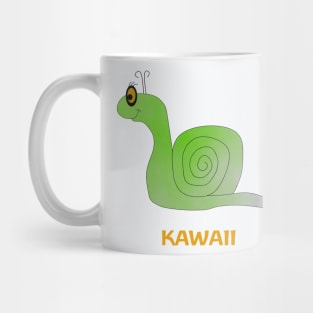 Cute Green Snail Mug